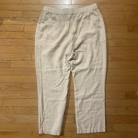 Brand New Pilcro Linen Drawstring Cropped Pants - Picture 8 of 15